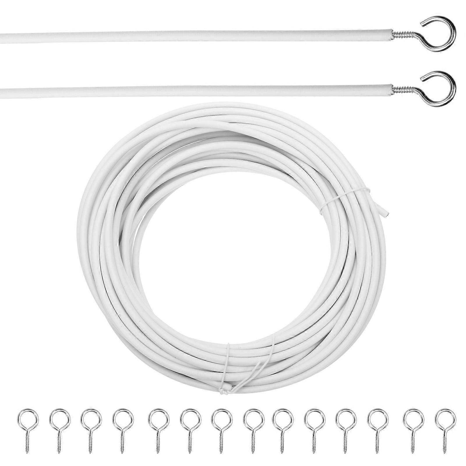 Curtain Wire System, Multi-Purpose Tool for Hanging Curtains and Art Pieces