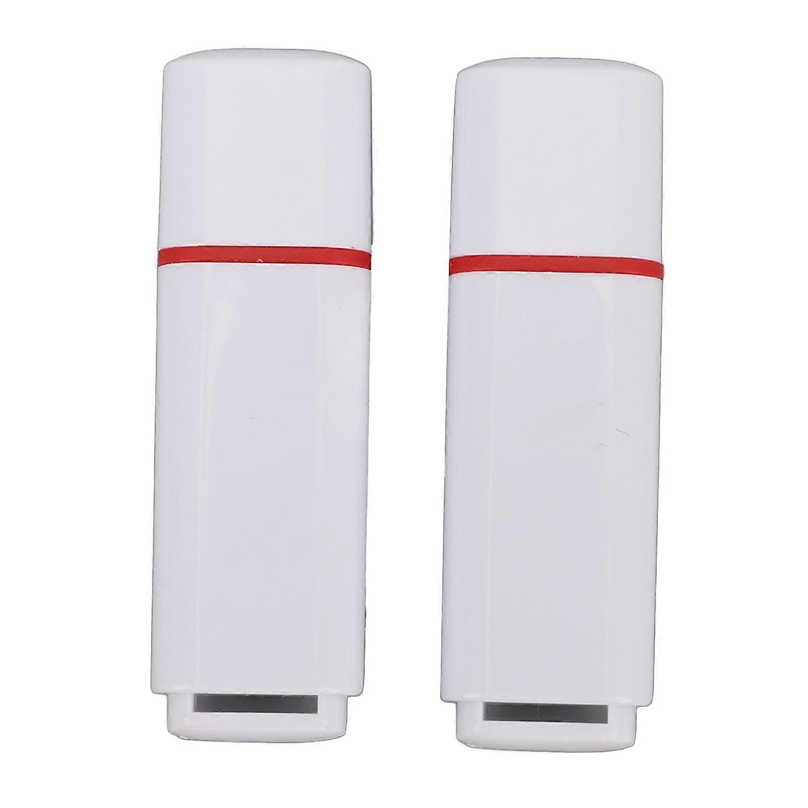 2PCS USB Dongle Empfänger für SteamVR VR Wireless Receiver Dongle für Valve Index Controller für HTC Vive Tracker Weiß