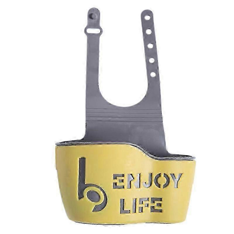 Adjustable Snap Button Kitchen Sink Hanging Draining Basket Sponge Organizer Rack