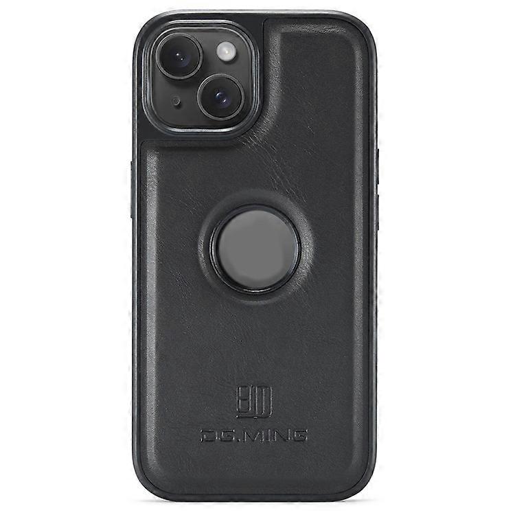 DG.MING Compatible For iPhone 13 6.1 inch Cell Phone Case Leather Coating Support Wireless Charging Back Cover