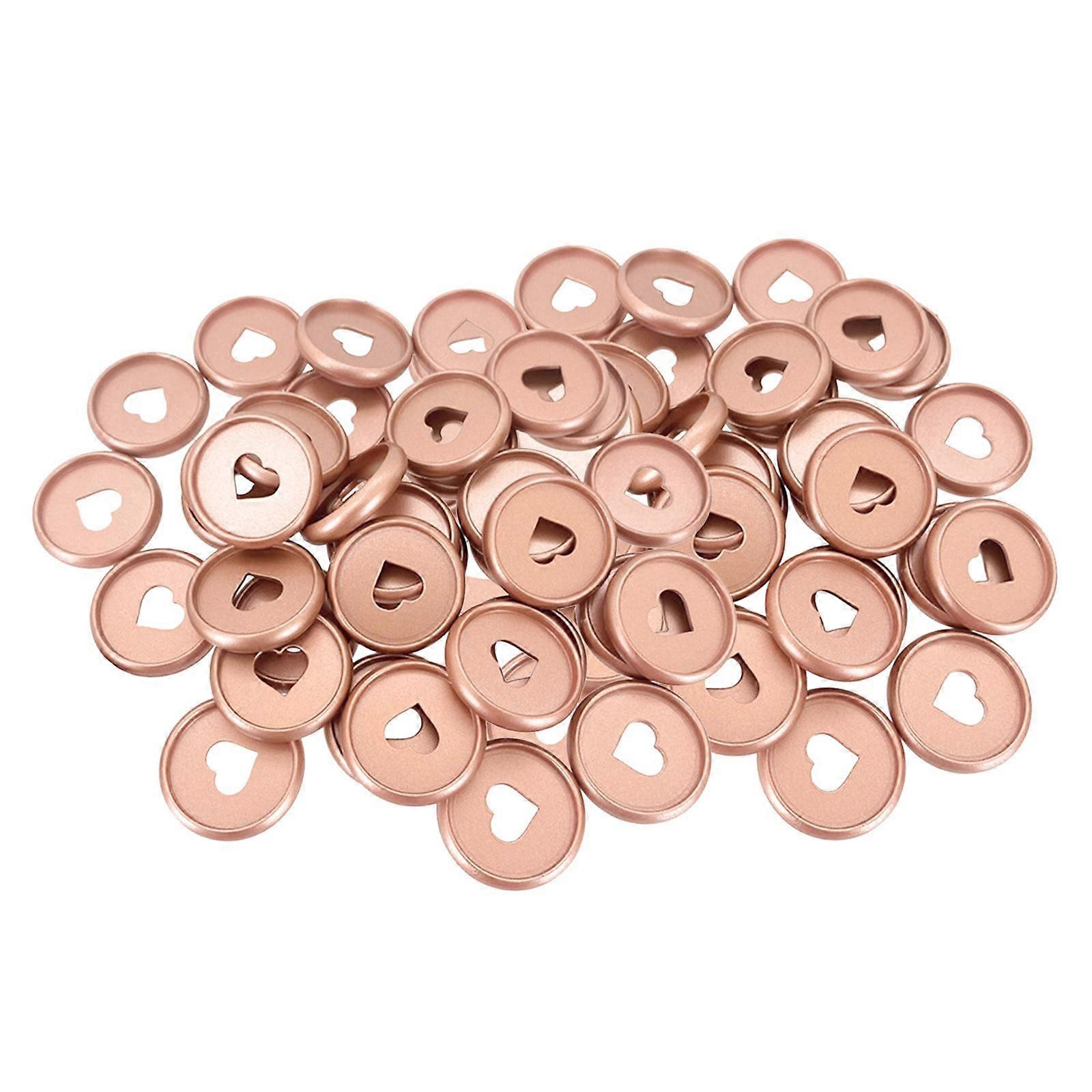 50x Multi-Functional Binder Ring Loose Leaf Binding Buckles Shape Hole, Notebook