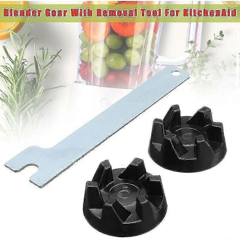 2 Pcs Blender Rubber Coupler Gear with Removal Tool for Kitchenaid 9704230