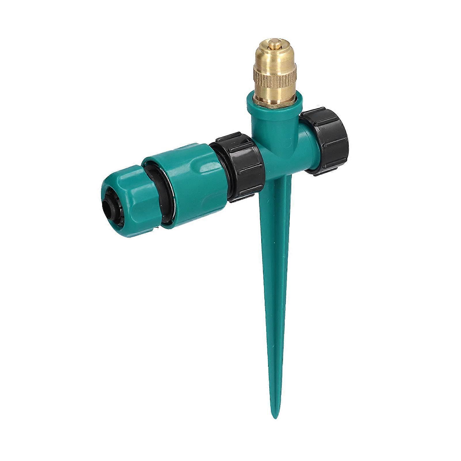Automatic 360degree lawn sprinkler, ABS lawn irrigation sprinkler, rotating sprinkler head, adjustable plugin irrigation sprayer for fruit trees