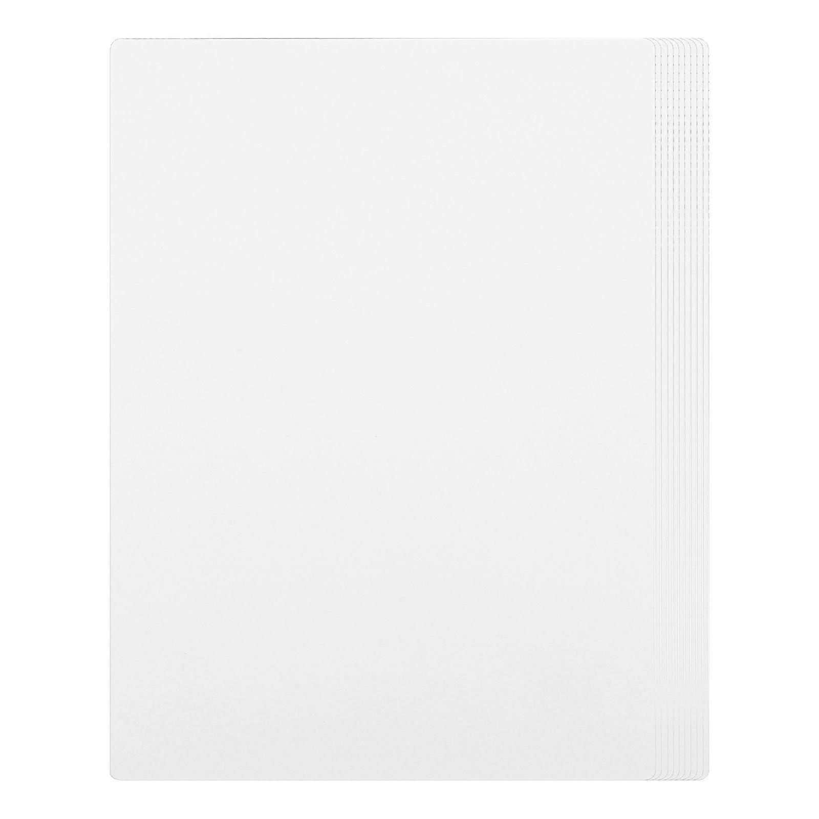 10pcs Double Side Sublimation Card For Business Cards Heat Transfer Blanks For Printing Flexible Sublimation Name Card Plastic Dual Sides Sublimation
