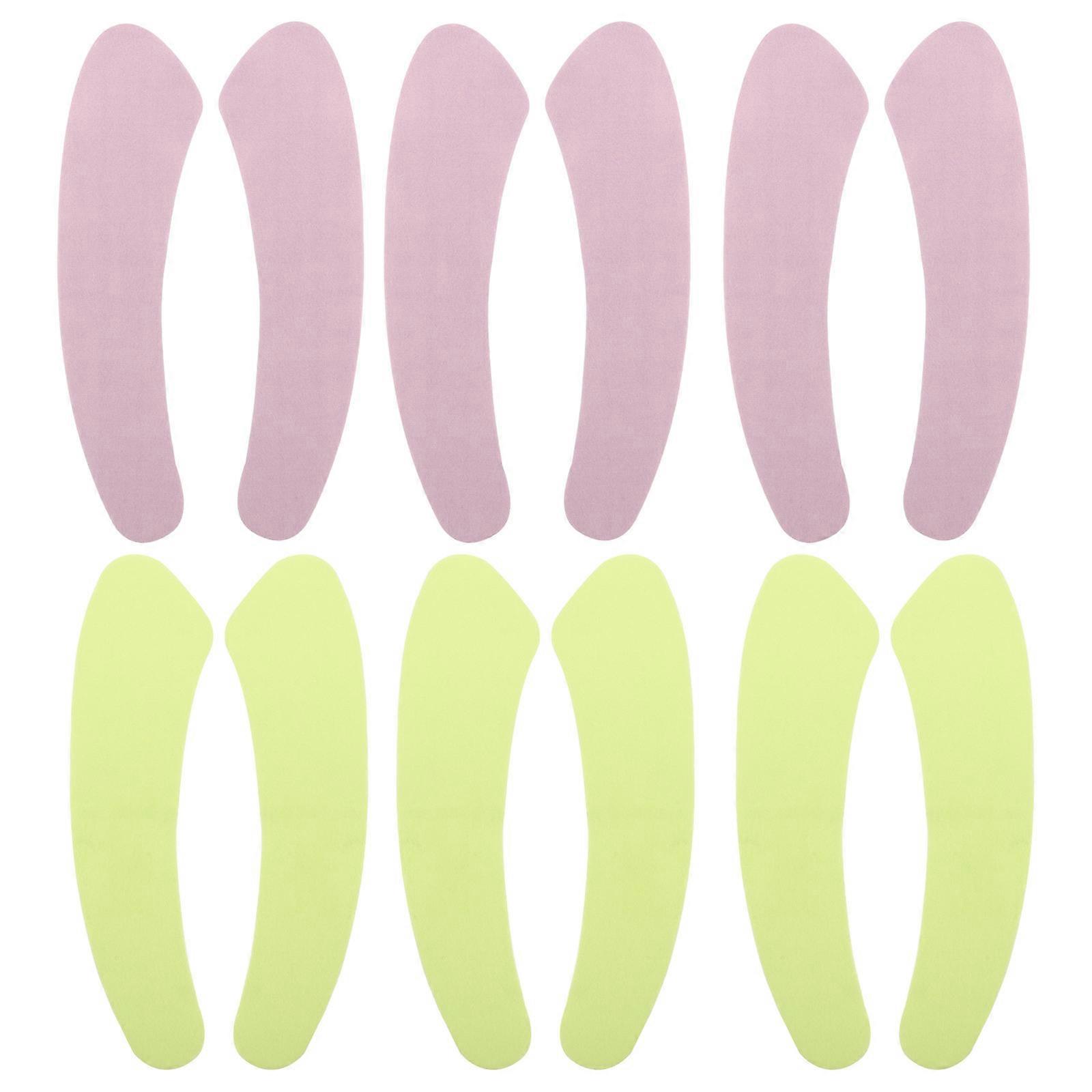 Universal Toilet Seat Pad Warm Comfortable Toilet Seat Covers Green Autumn Winter 37x9cm 12Pack