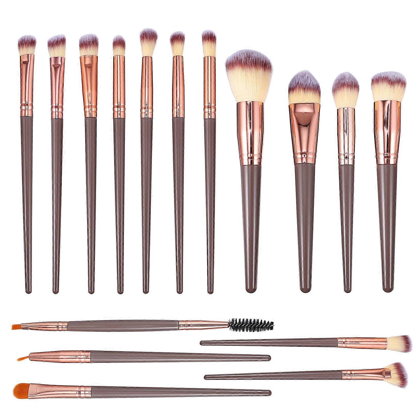 Makeup Eyeshadow Brush Set Face Makeup Brushes Smooth Handle For Professional Makeup 16Pcs