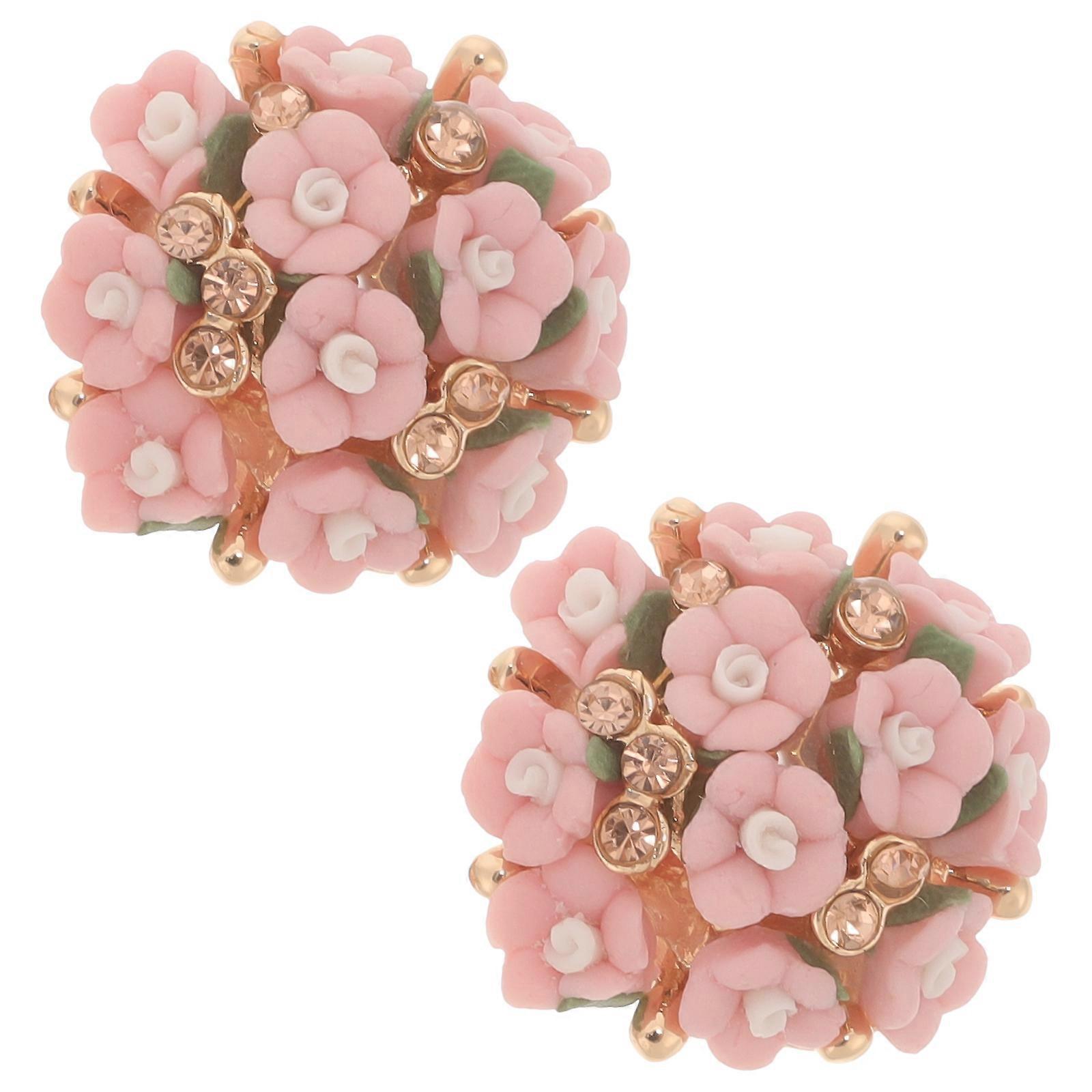 Floral Stud Earrings, Durable and Comfortable for Extended Use