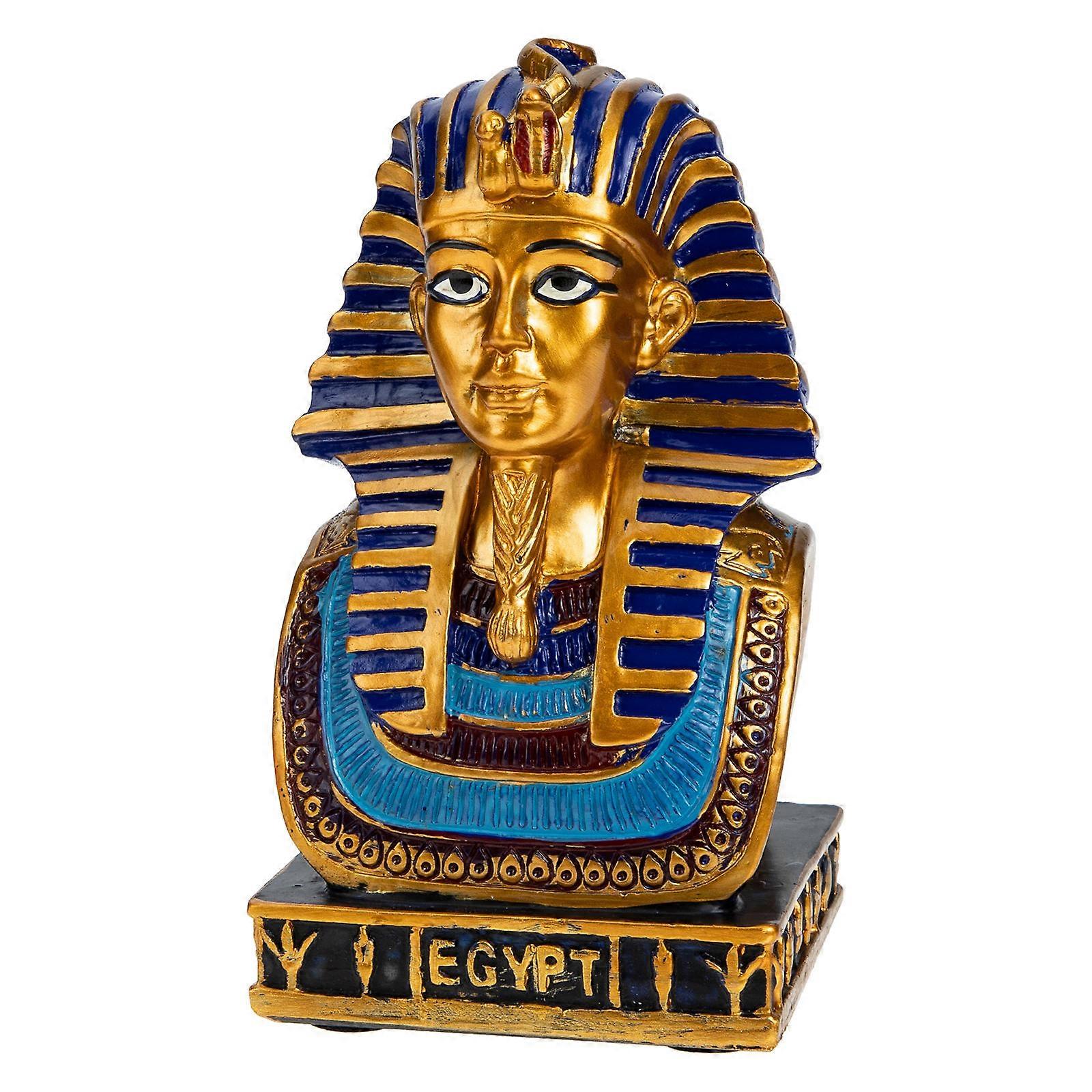 Ancient Decor Resin Figurine King Statue Mysterious Retro Style For History Bookcase 1Pcs