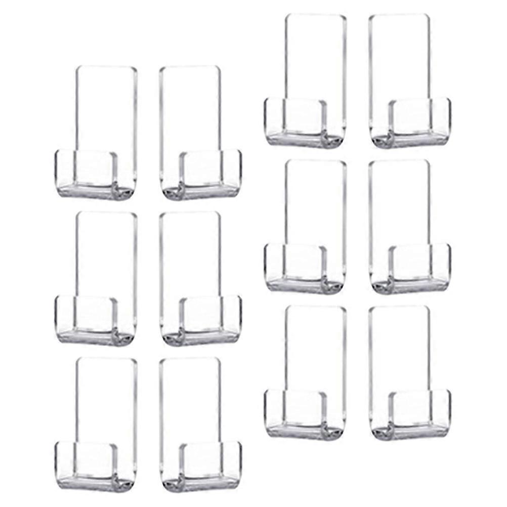 Vinyl Record Storage Shelf Acrylic Rack for Storage Use 15Pcs Wall Mount