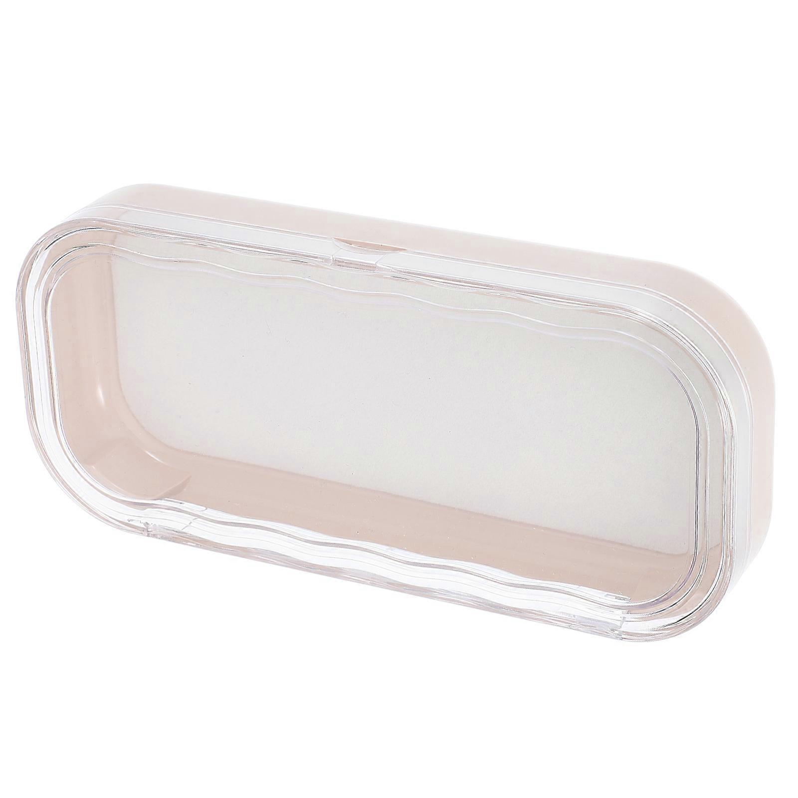 Glasses Storage Case PC Material Travel Eyeglasses Case With Wave Shape 1Pack