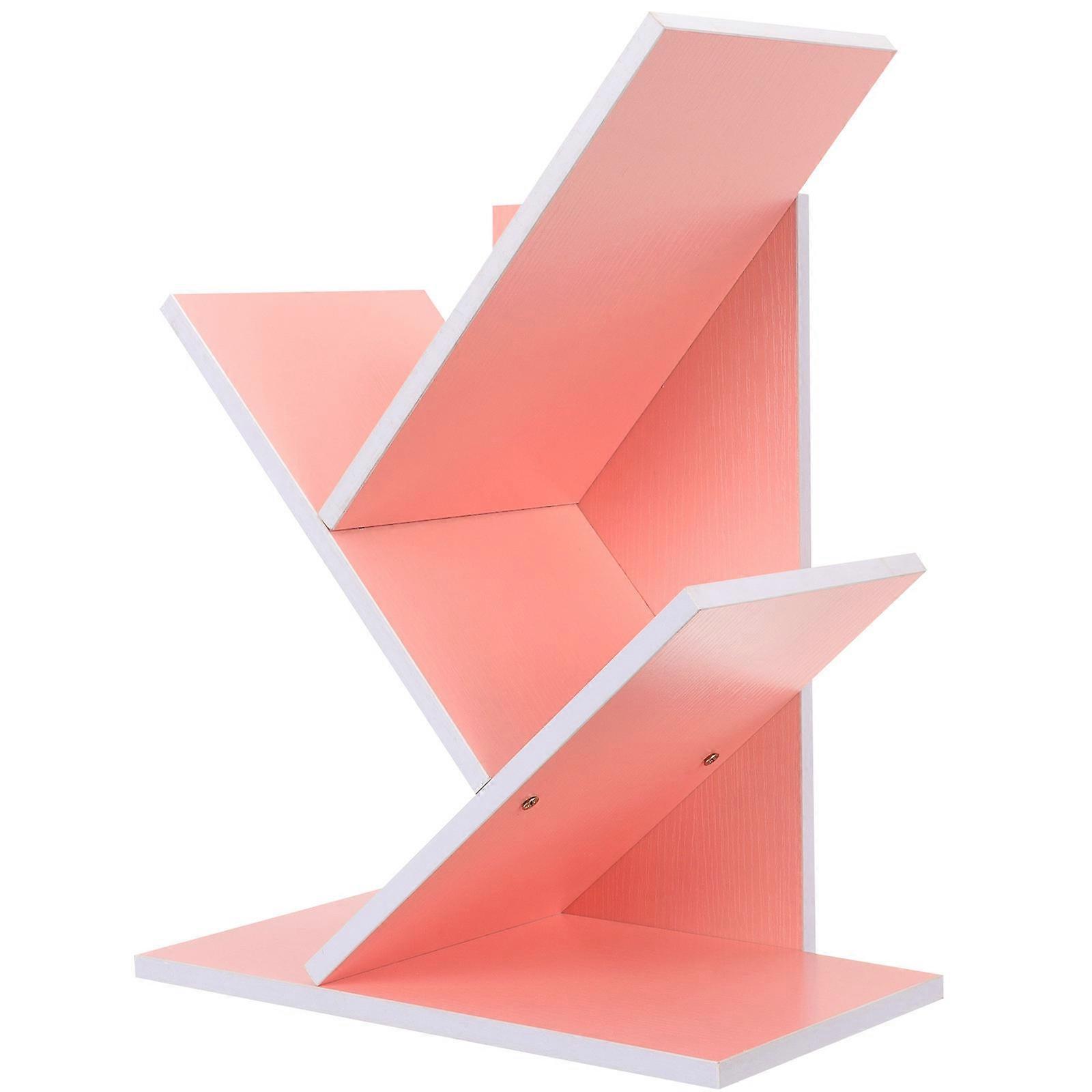 Book Shelf For Desk Creative Tree Bookshelf Load Bearing Design 1Set