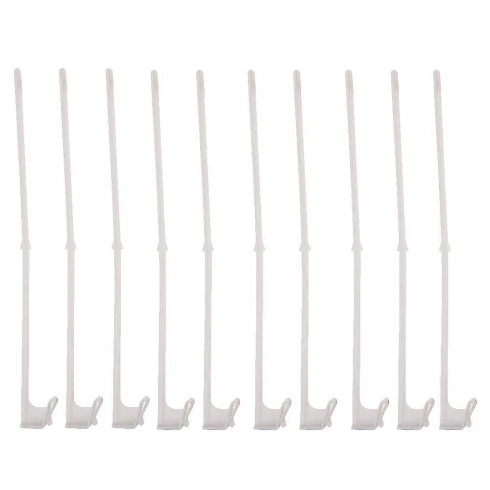 Car Window Flagpole Holder Simple Design Outdoor Display White 10Pcs