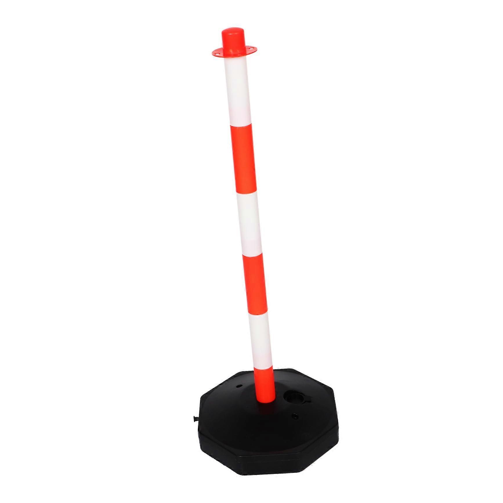 Refillable Water Safety Barrier Post for Driveways - Mobile Traffic Control Cone in Bright Color, Flexible Design