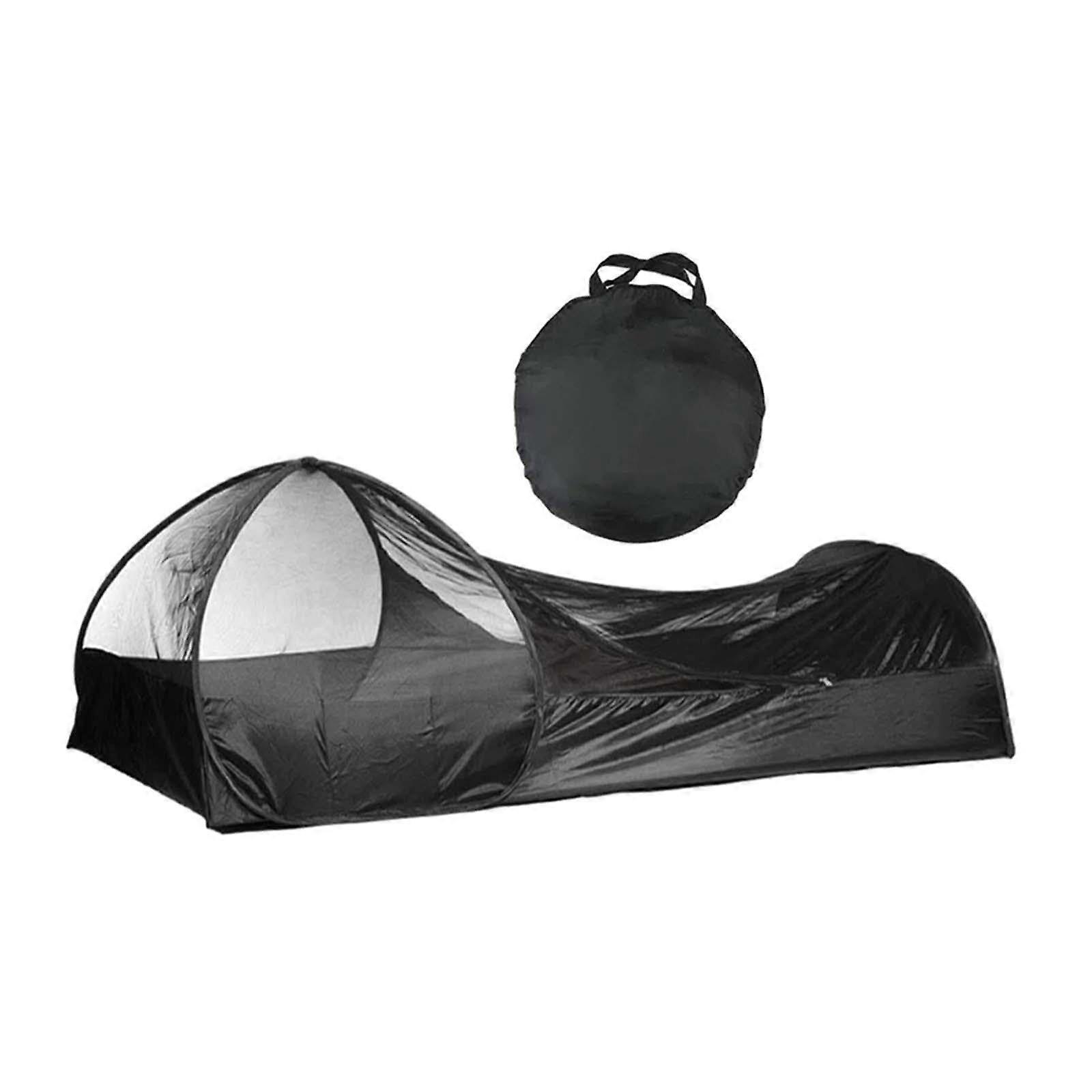 Popup Bivy Tent Polyester Windproof Portable Sleeping Net for Outdoor Trekking and Fishing Sports
