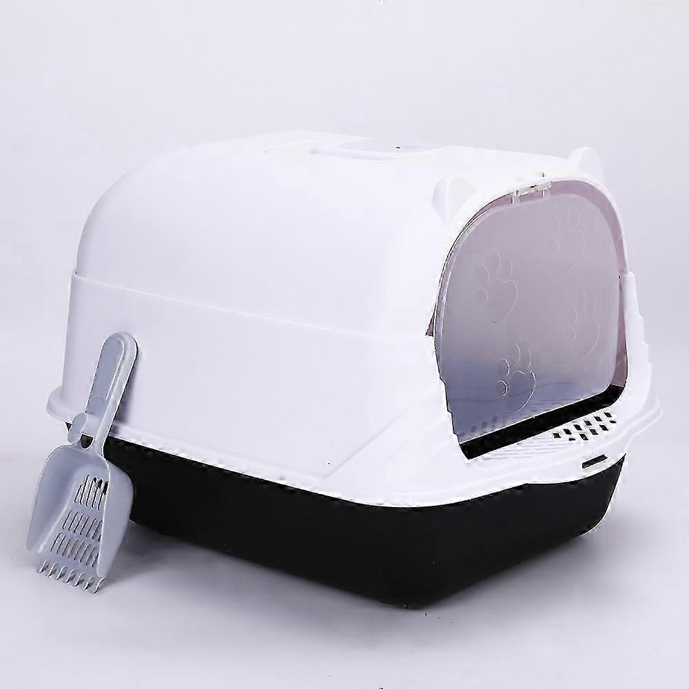 Hooded Toilet for Cats - Perfect for Keeping Your Feline Friend's Space Private and Clean