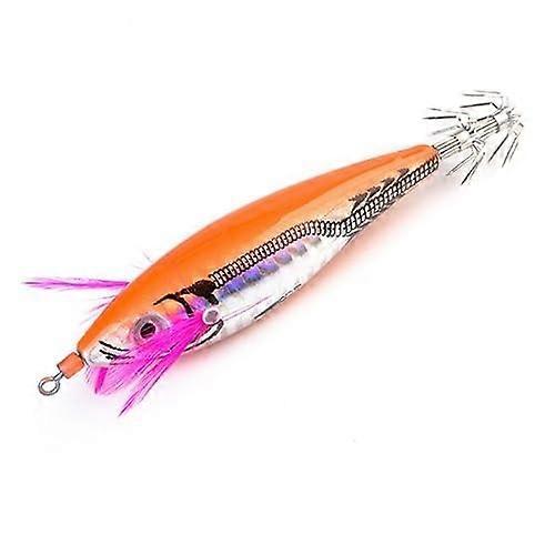 Octopus Hooks with Wood Shrimp Lures, 4 Colors Soft Pseudocrawfish Simulation, Ring Beads Fishing Accessories (Color: 2)