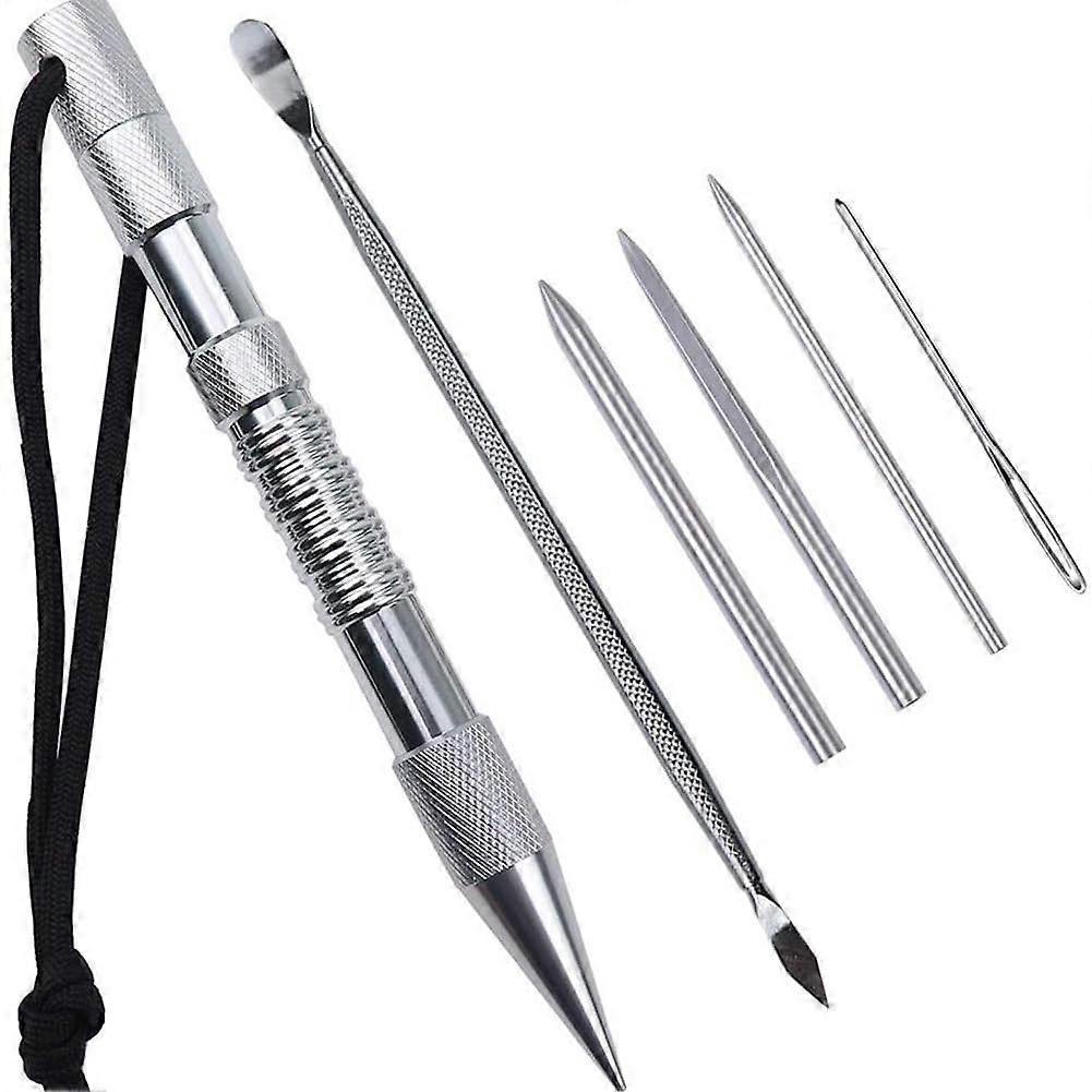 Paracord FID Set with Lacing Needles, Smoothing Tool and Knotter for Paracord Crafting and Stitching Projects