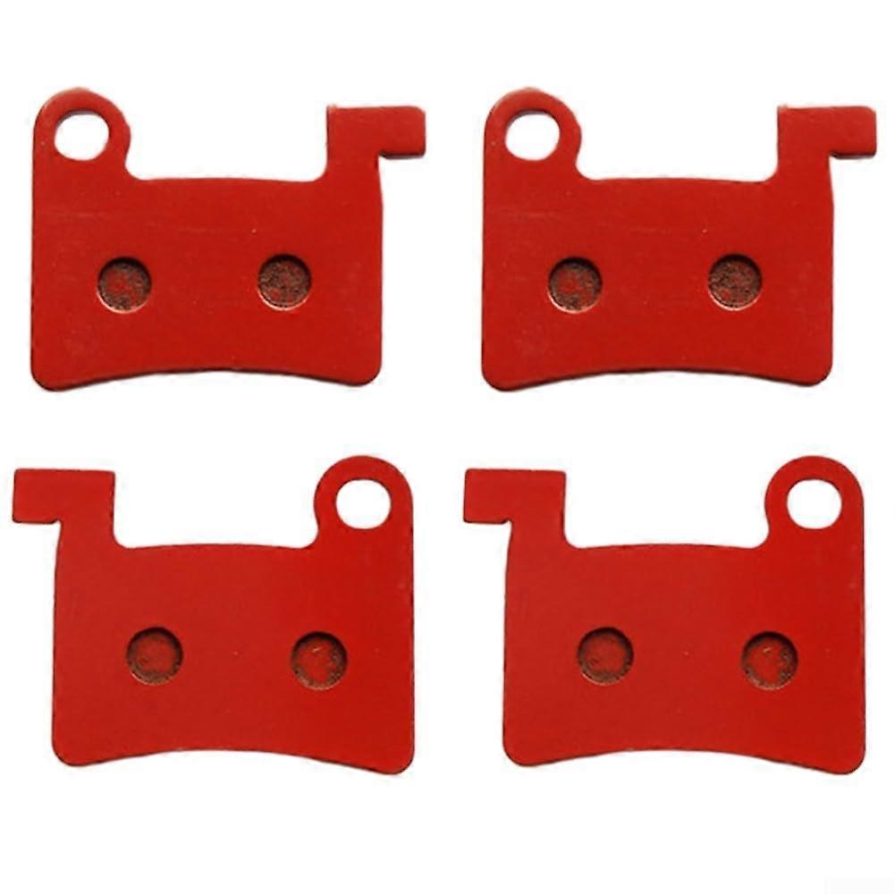 E-Bike Disc Brake Pads 2 Pairs Reliable Stopping Power for Wet Conditions and Downhill Riding, Compatible with Most Models