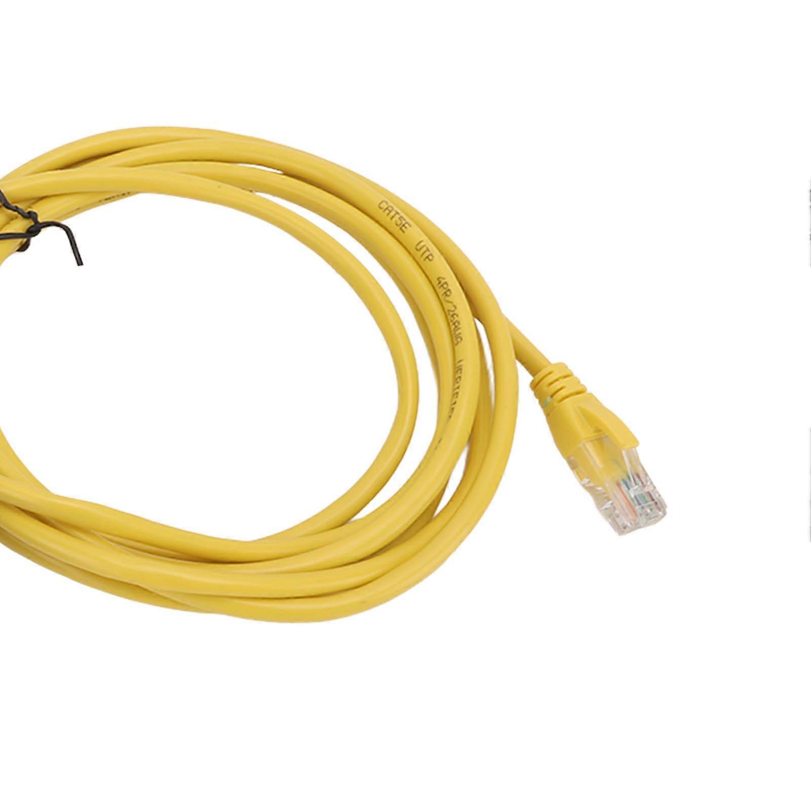 Yellow ENET Coding Cable OBD2 Diagnostic Cable with CD Replacement for F Series 3 Series 5 Series 7 Series GT X3