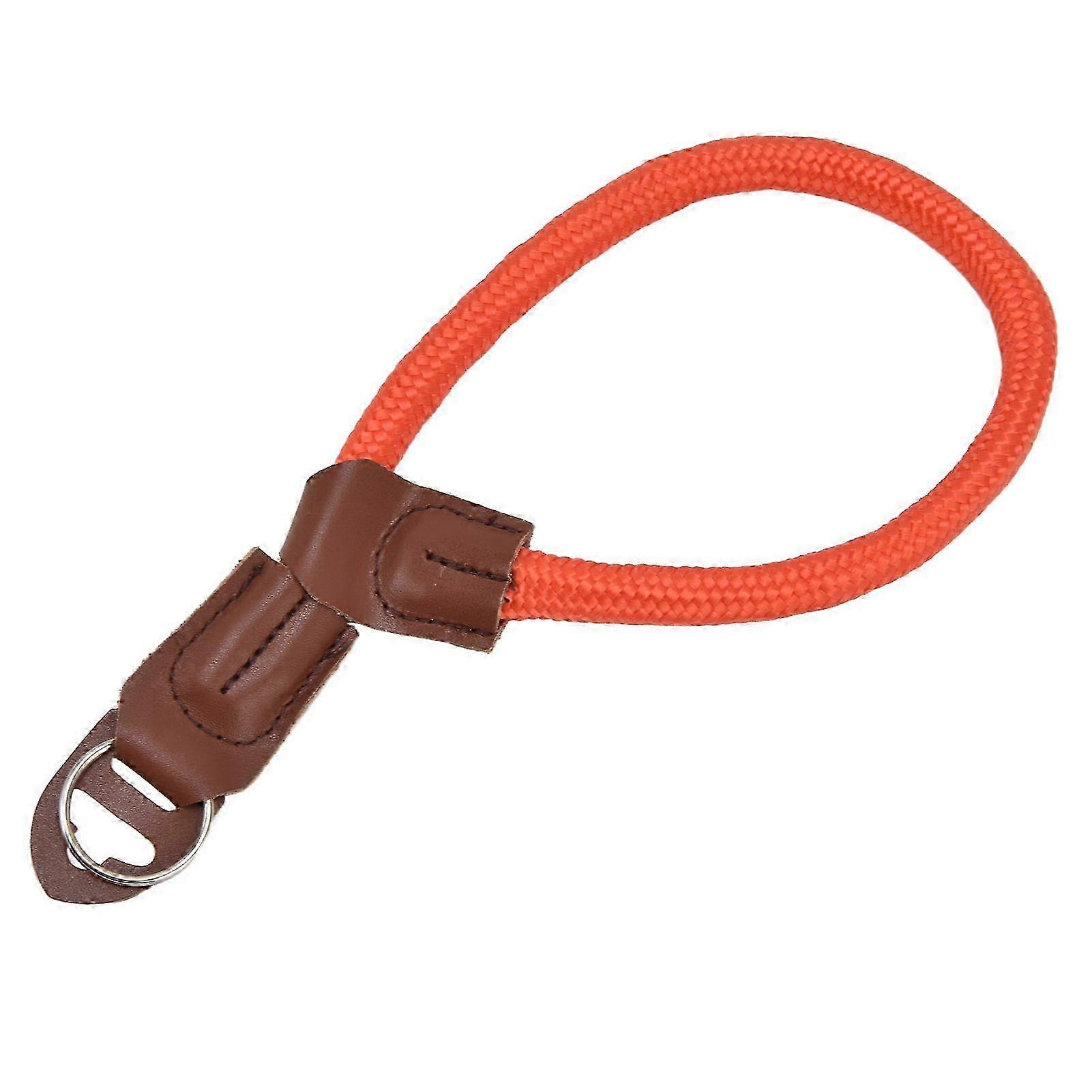 Adjustable Camera Hand Wrist Strap for Digital SLR Camera Quick Release Hand Rope Orange