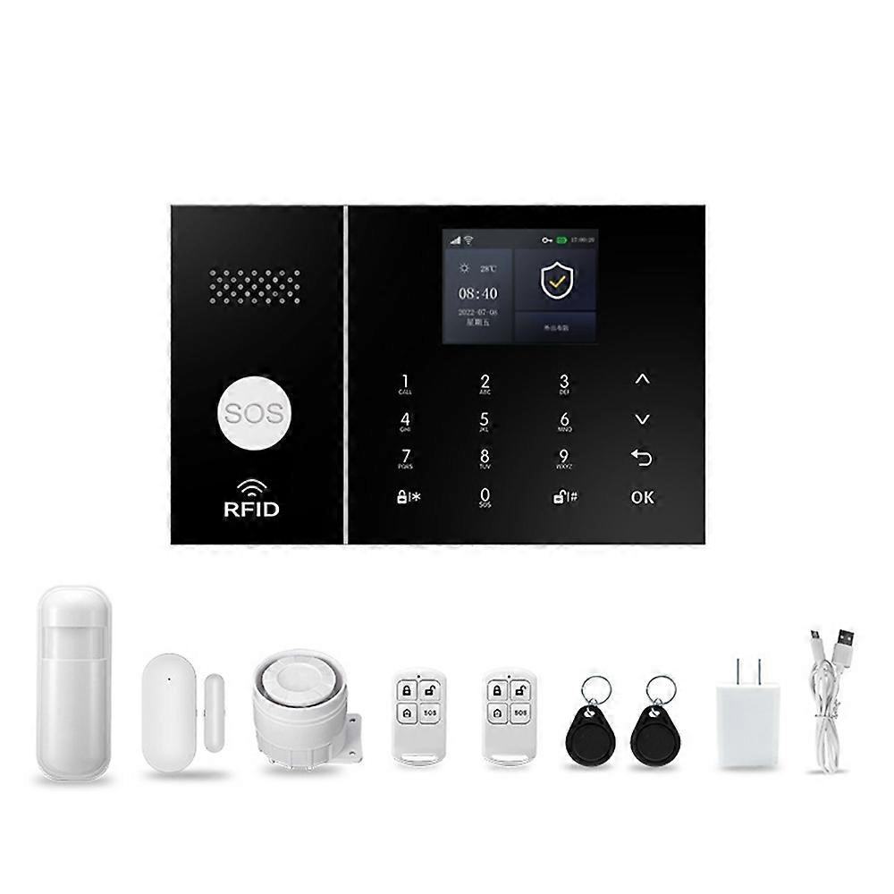 PG-108 Home Security Smart Alarm System APP Remote Control Wireless Burglar Alert,WiFi+4G Version
