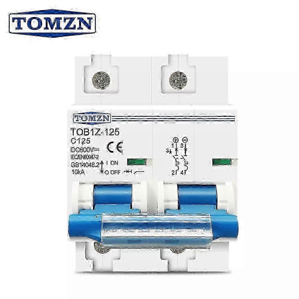 Disjoncteur 2P 125A DC 600V adapté au système PV