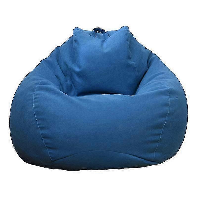 Solid Color Bean Bag Cover Dust-proof Easy to Care for Giant Couch Suitable for Living Room and Bedroom