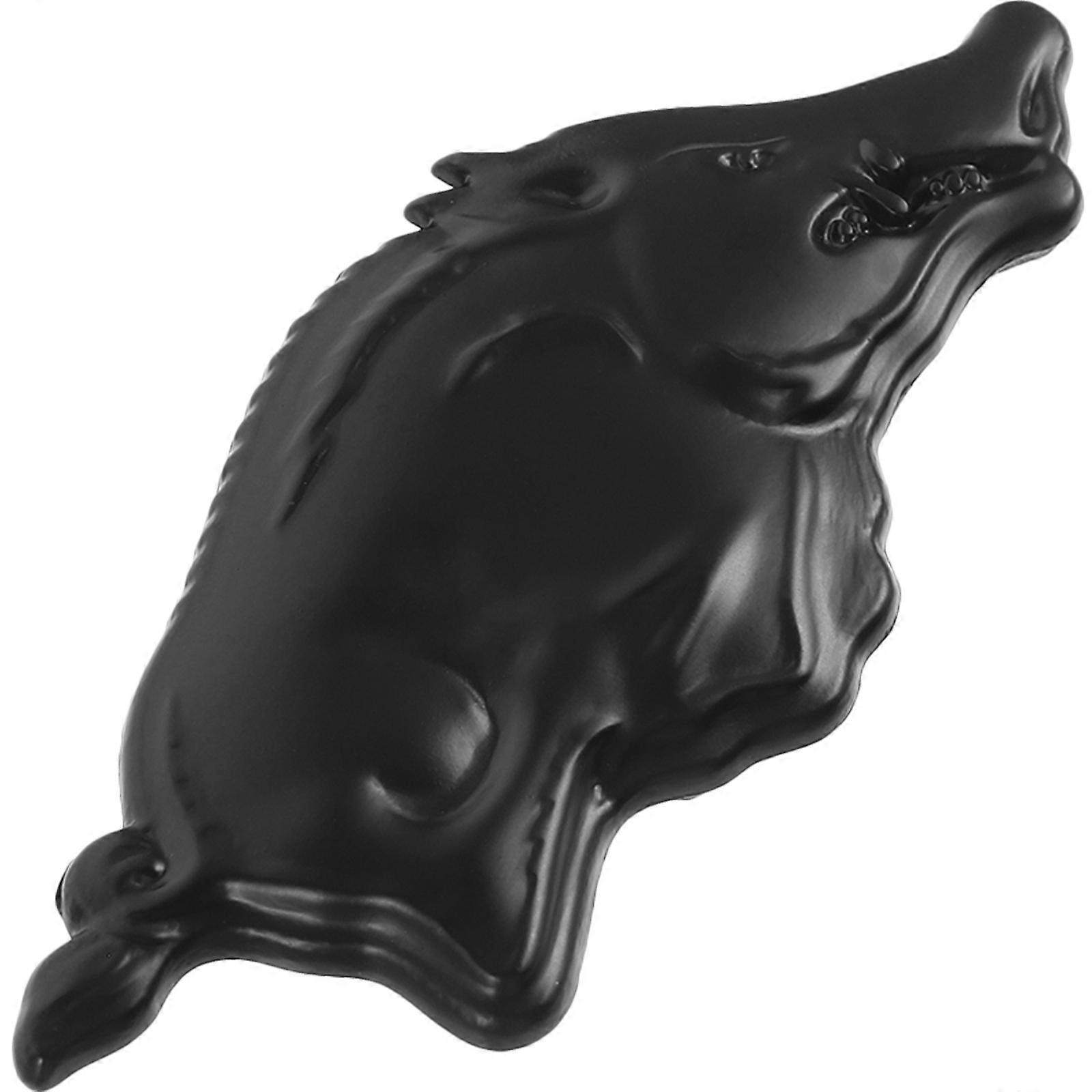 Decals For Vehicles Pig Shape Car Sticker Easy Installation Versatile Use Black 1Pack