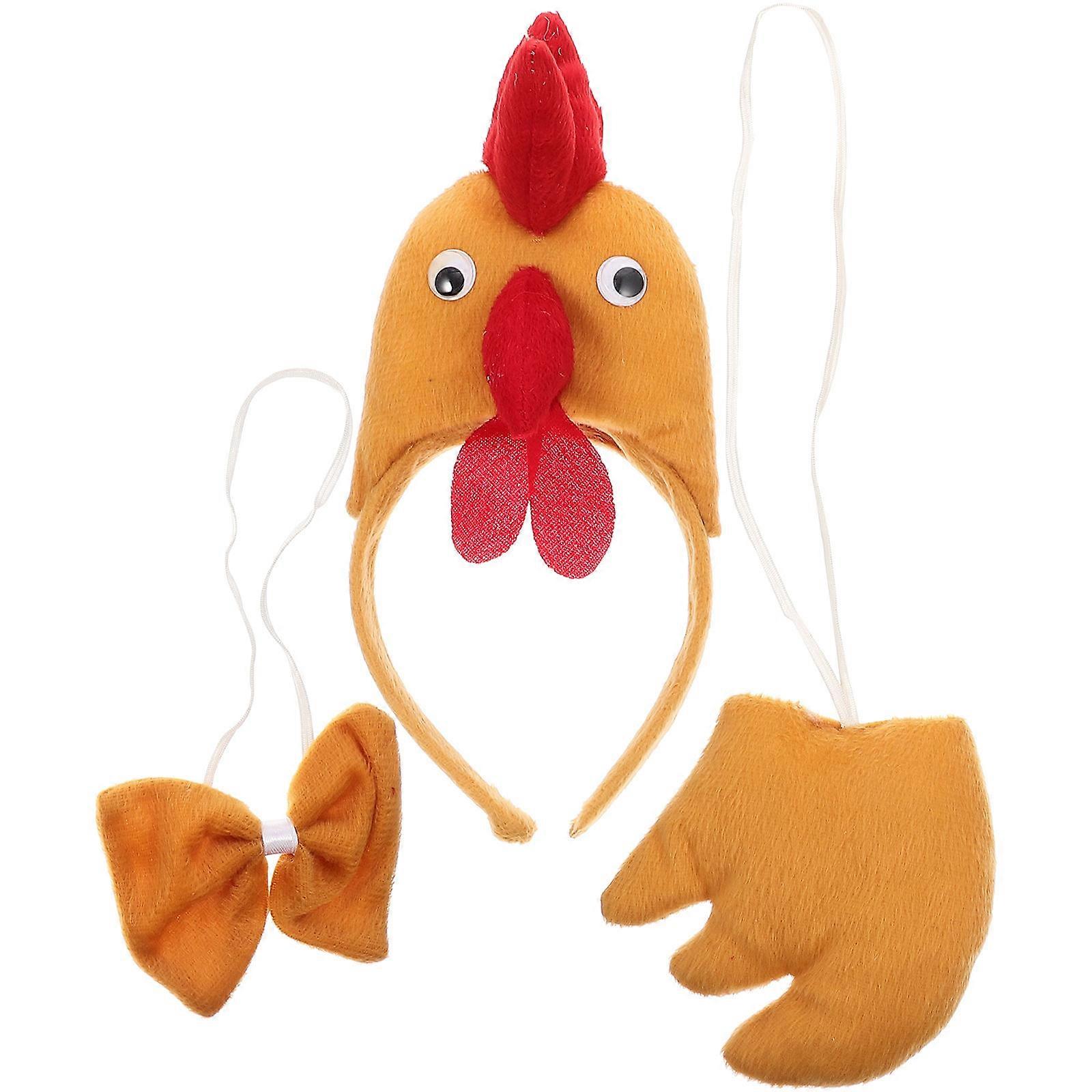 Fancy Dress Chicken Costume Accessries For Halloween Children Plush 1Set