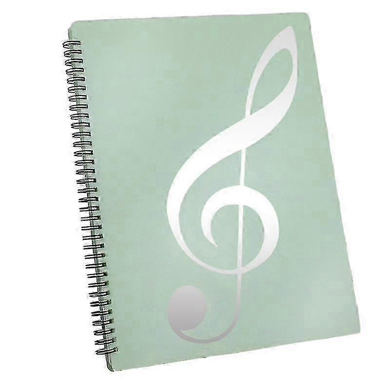 Sheet Music Folder, 60 Pages Capacity, Sheet Music/Holder,Fits Letter Size A4, Writable & Detachabl JN
