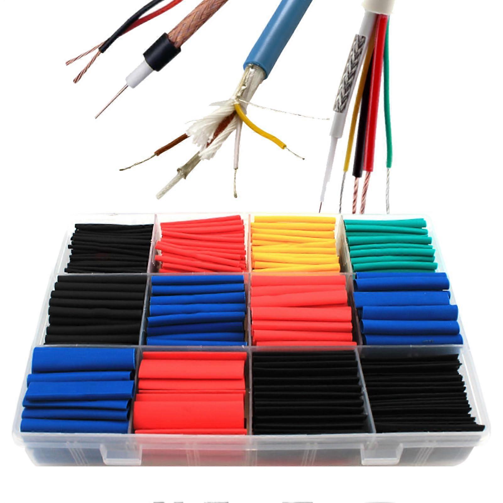 Shrink tubing  850piece assortment for DIYers, professionals, beginners.