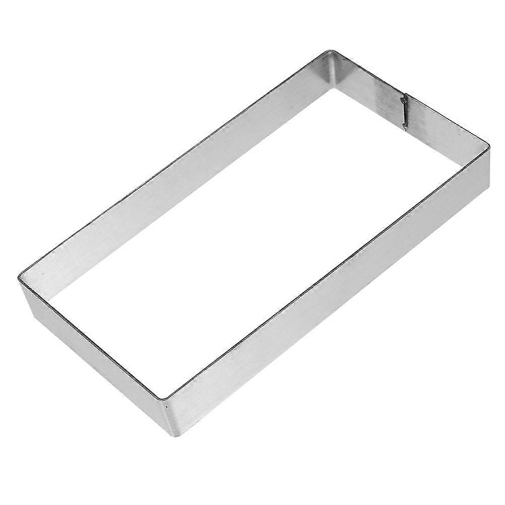 It seems you're referring to a **Stainless Steel Rectangle Cake Mold** or **Baking Ring** used for various baking and cooking purposes. Here's a