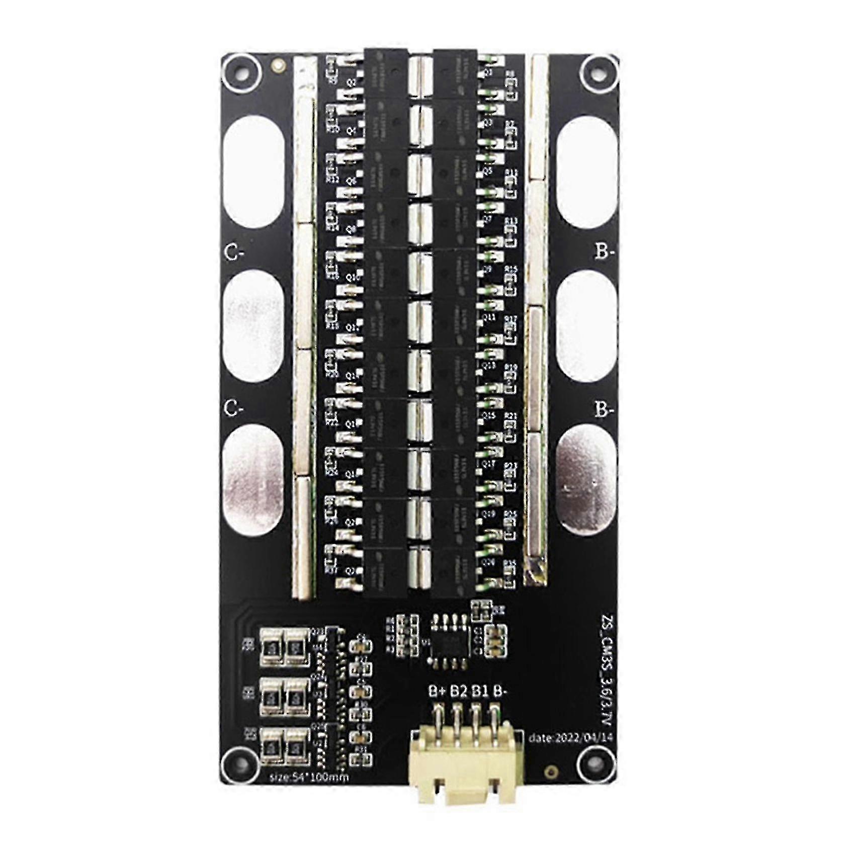 12V Lithium Battery Protection Board with 3S 80A - Balancer with Same Port for Enhanced Battery Safety and Performance