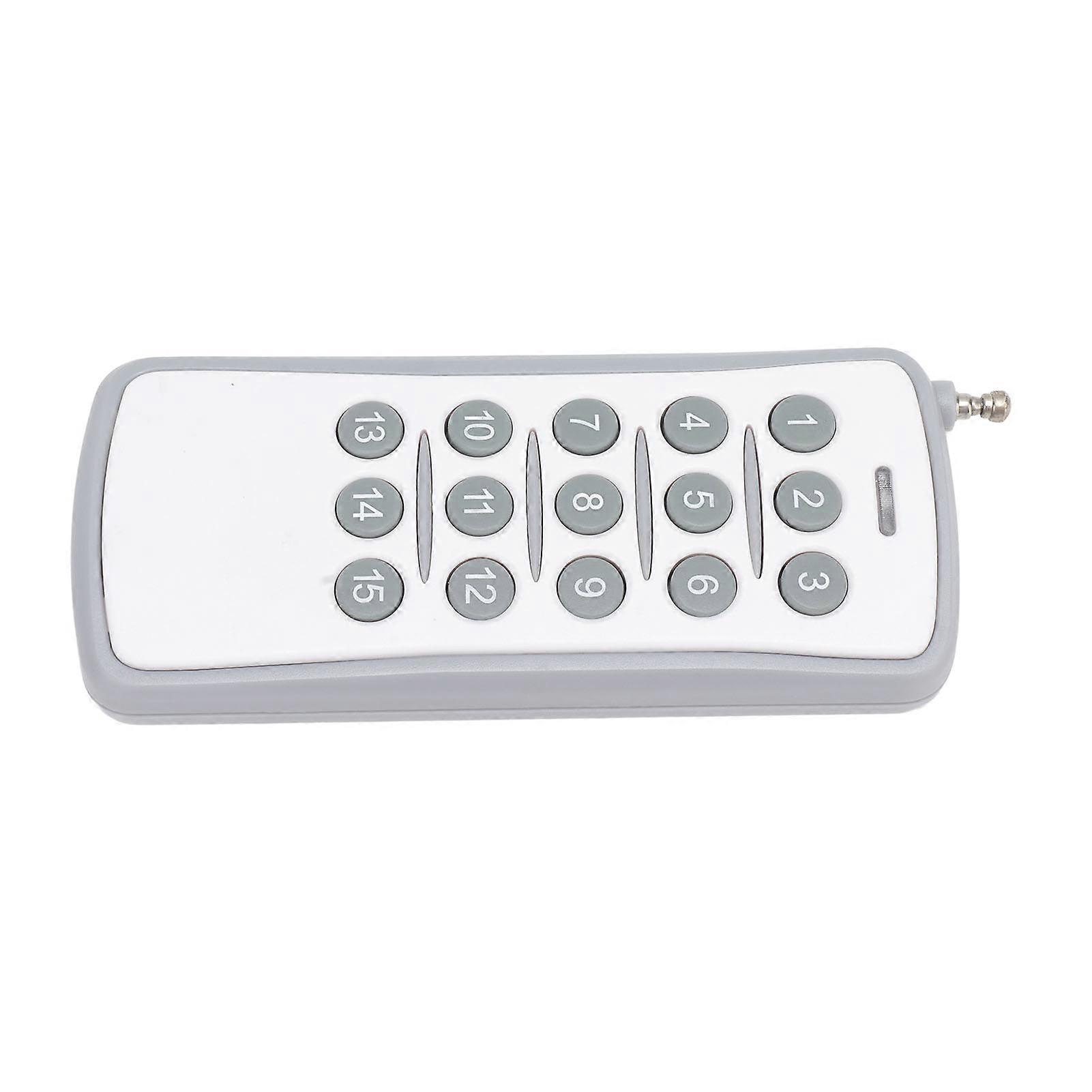 433MHz Universal Remote Control Wireless ABS 15 Keys Remote Control Switch for Replacement Door Light 
