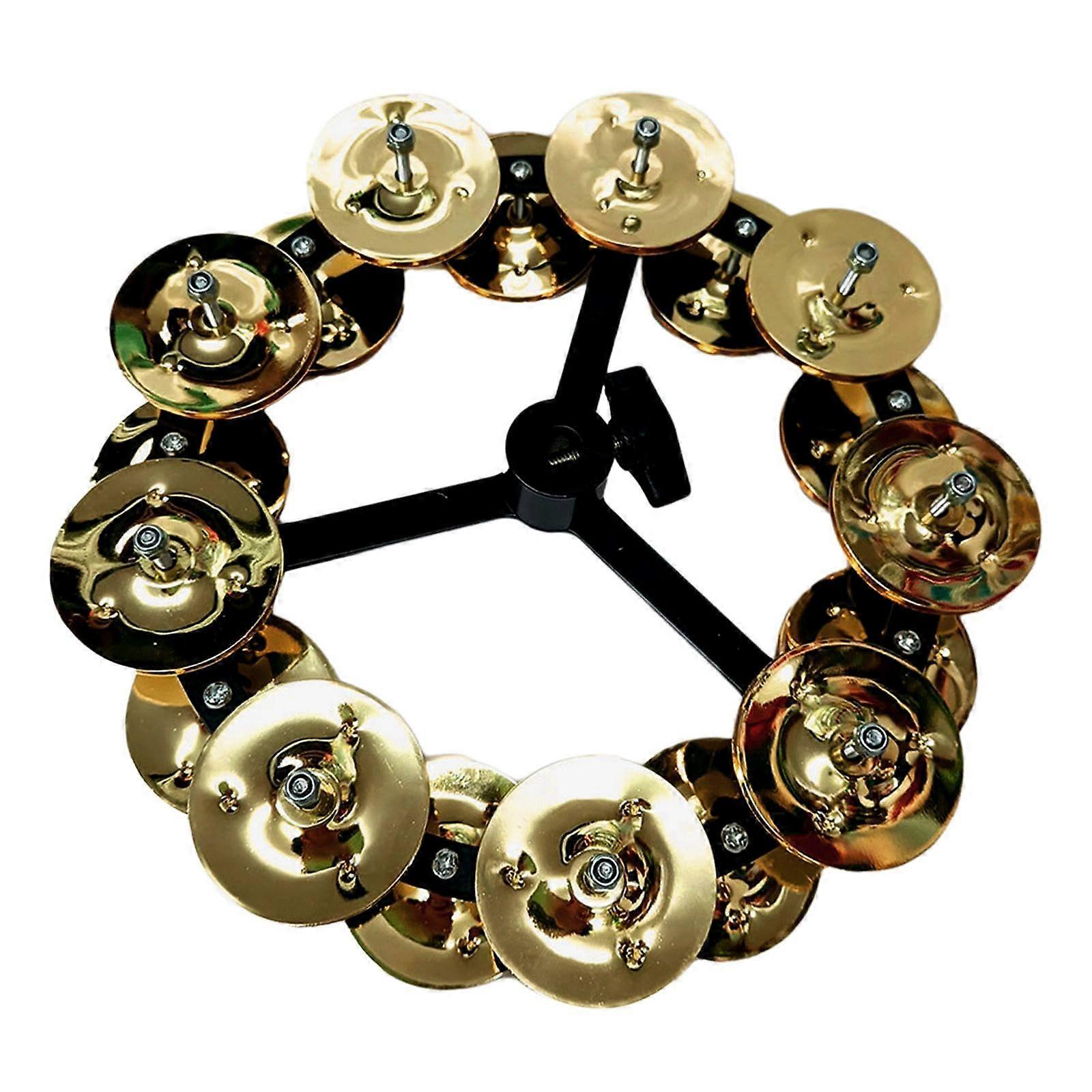 Drum cymbal, hihat, tambourine, stainless steel percussion instrument, percussion instruments for concert ensemble, double gold