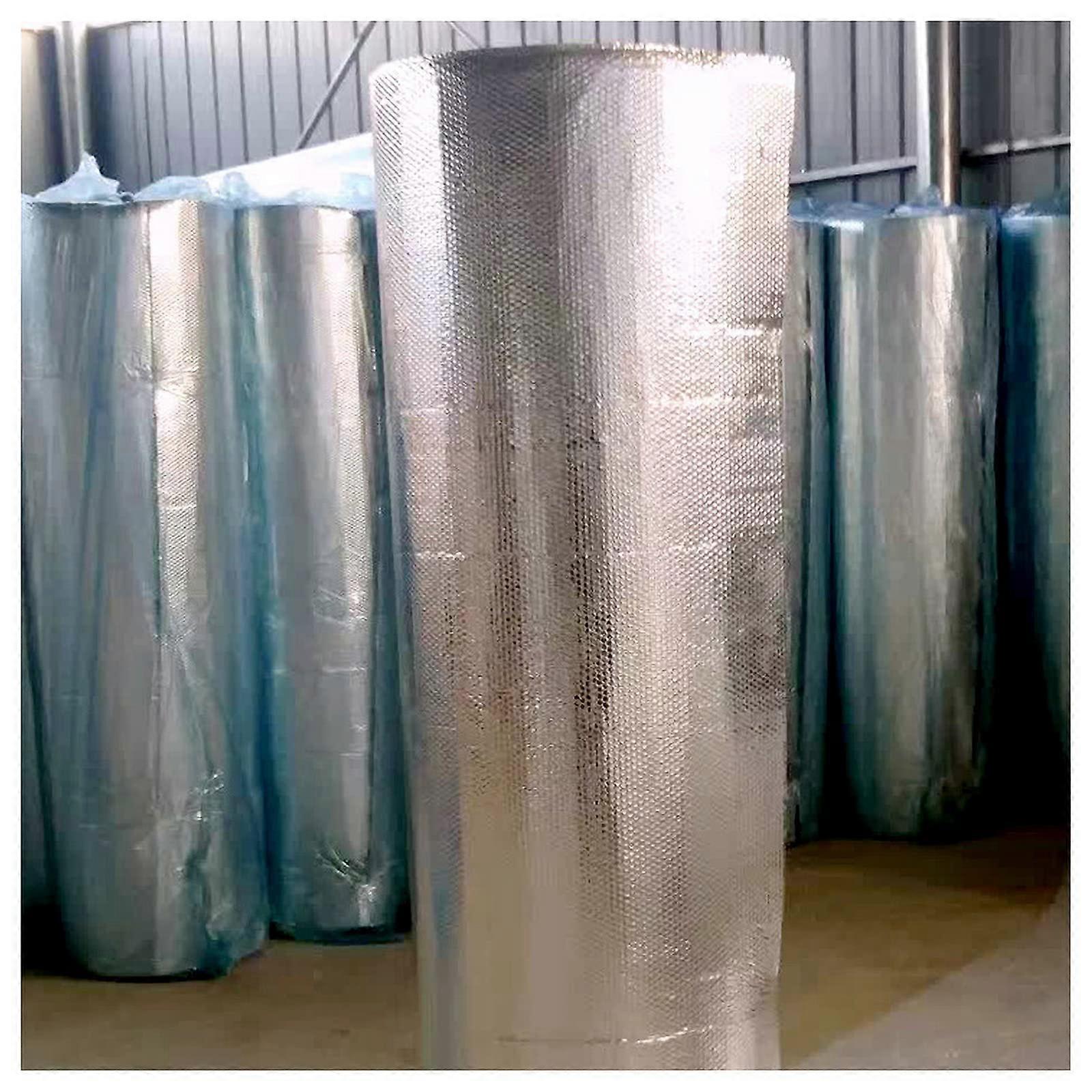 Reflective Bubble Foil Insulation Roll, 4–5mm Vapor Barrier, 1x30m
