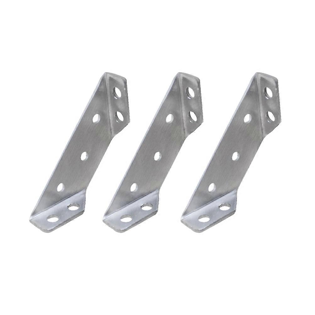 5pcs Metal Right Angle Bracket High Hardness Triangle 90 Degree Corner Brace Accessories
