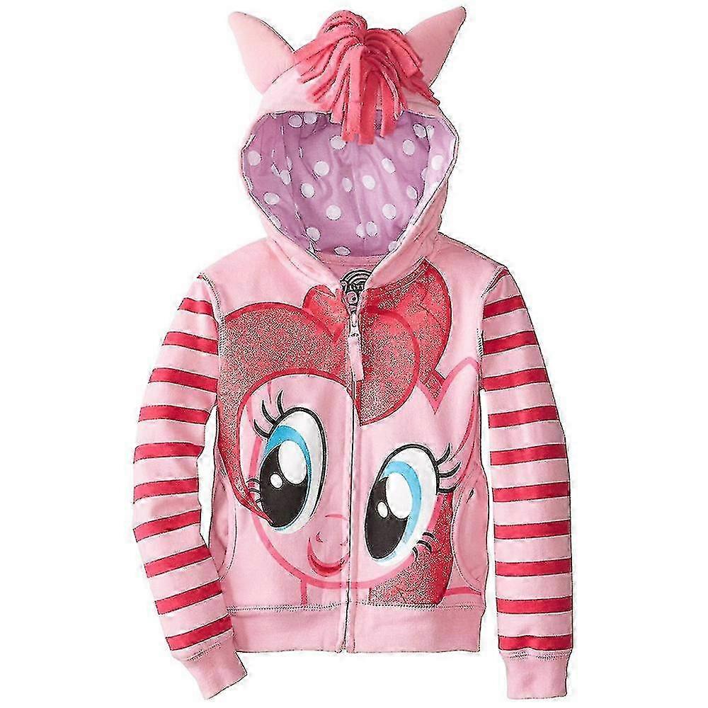 2025 3-9 jaar Kinderen My Little Pony Rainbow jas met capuchon Rits Jas Tops_Feb