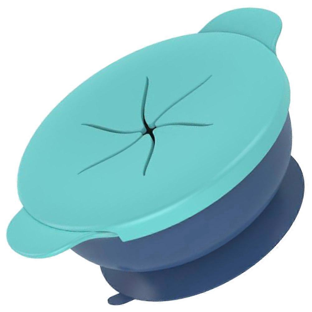 Silicone Feeding Plates and Bowls Portable Dinnerware with Spill Resistant Design Safe for Weaning and Easy to Clean
