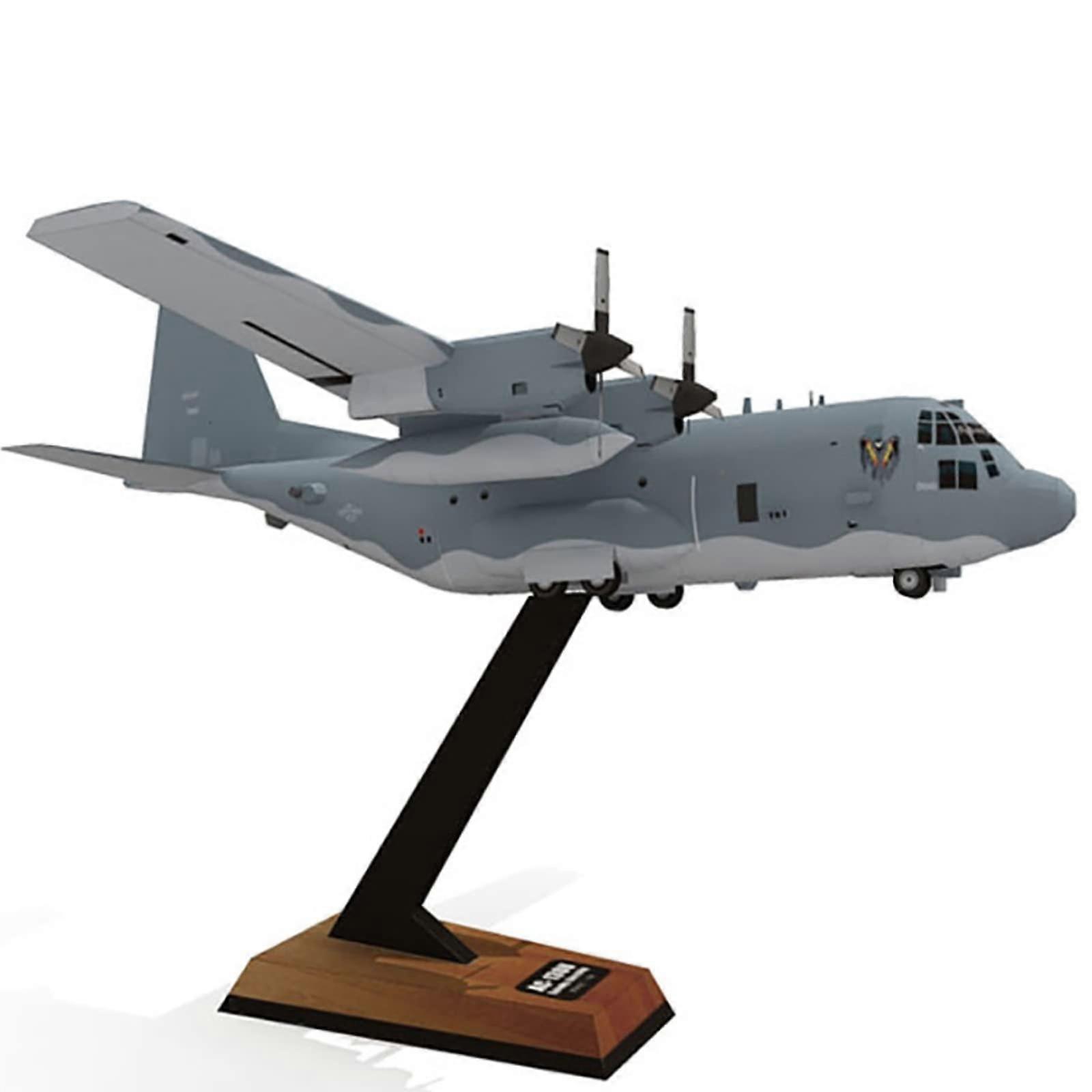 Lockheed AC130U Ghost Aerial Gunship Aircraft Paper Military Plane Model Unassembled DIY Kit Home Decoration