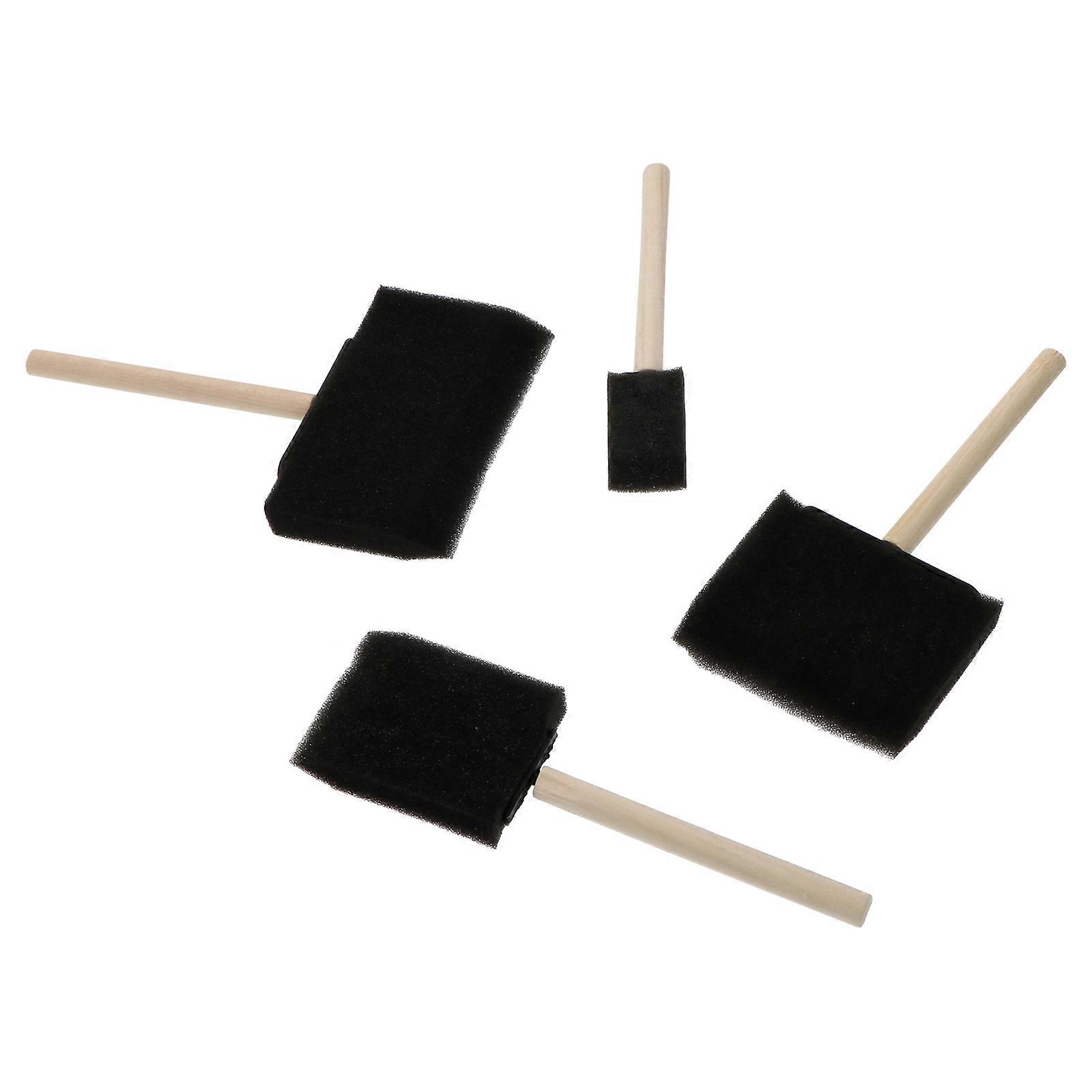 Black Paint Sponge for Home Use 16 Pieces DIY Painting Tools Safe and Durable