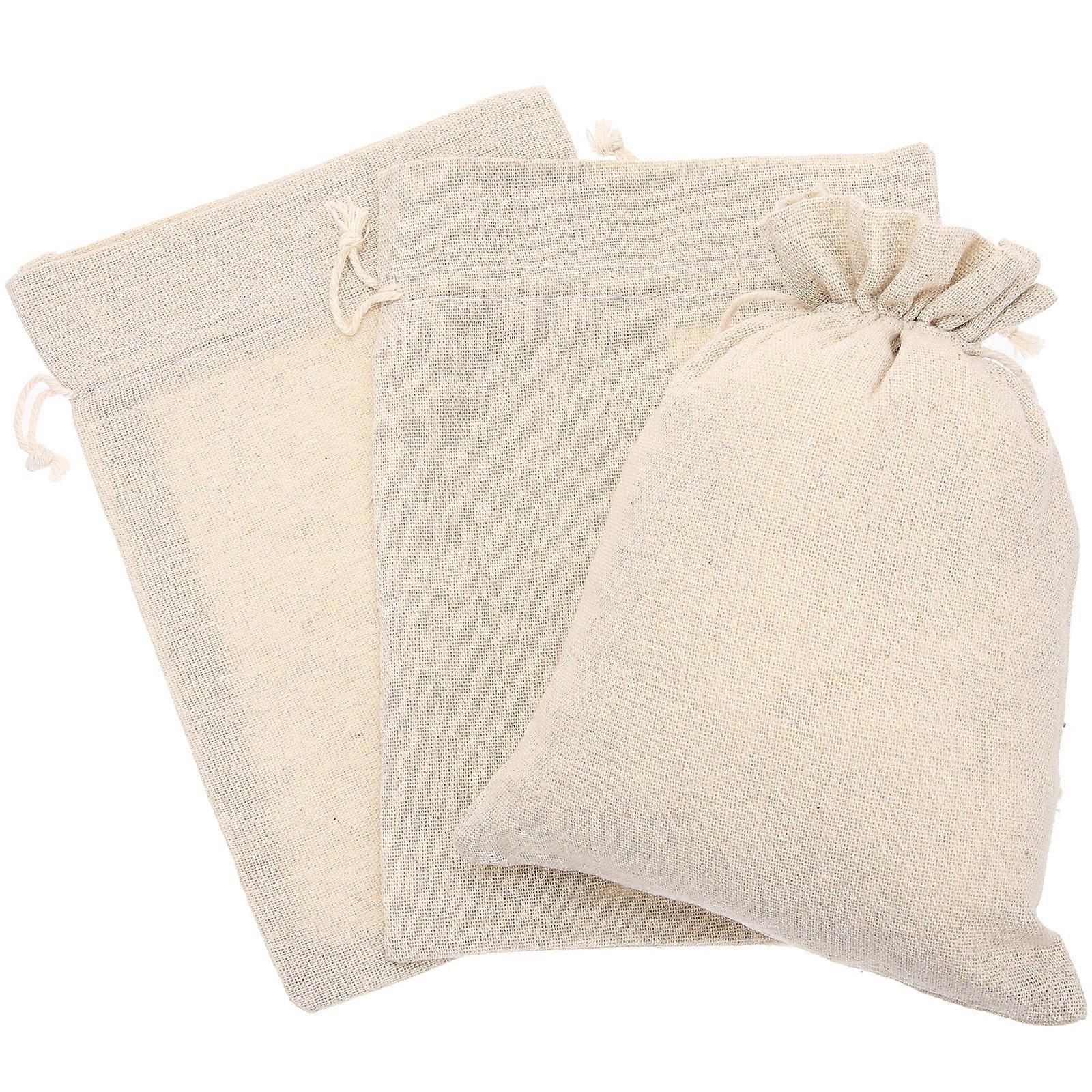 Small Jewelry Bags Portable Necklace Wrapping Bag Cloth 22.5X16.3CM Simple Design 3Pcs
