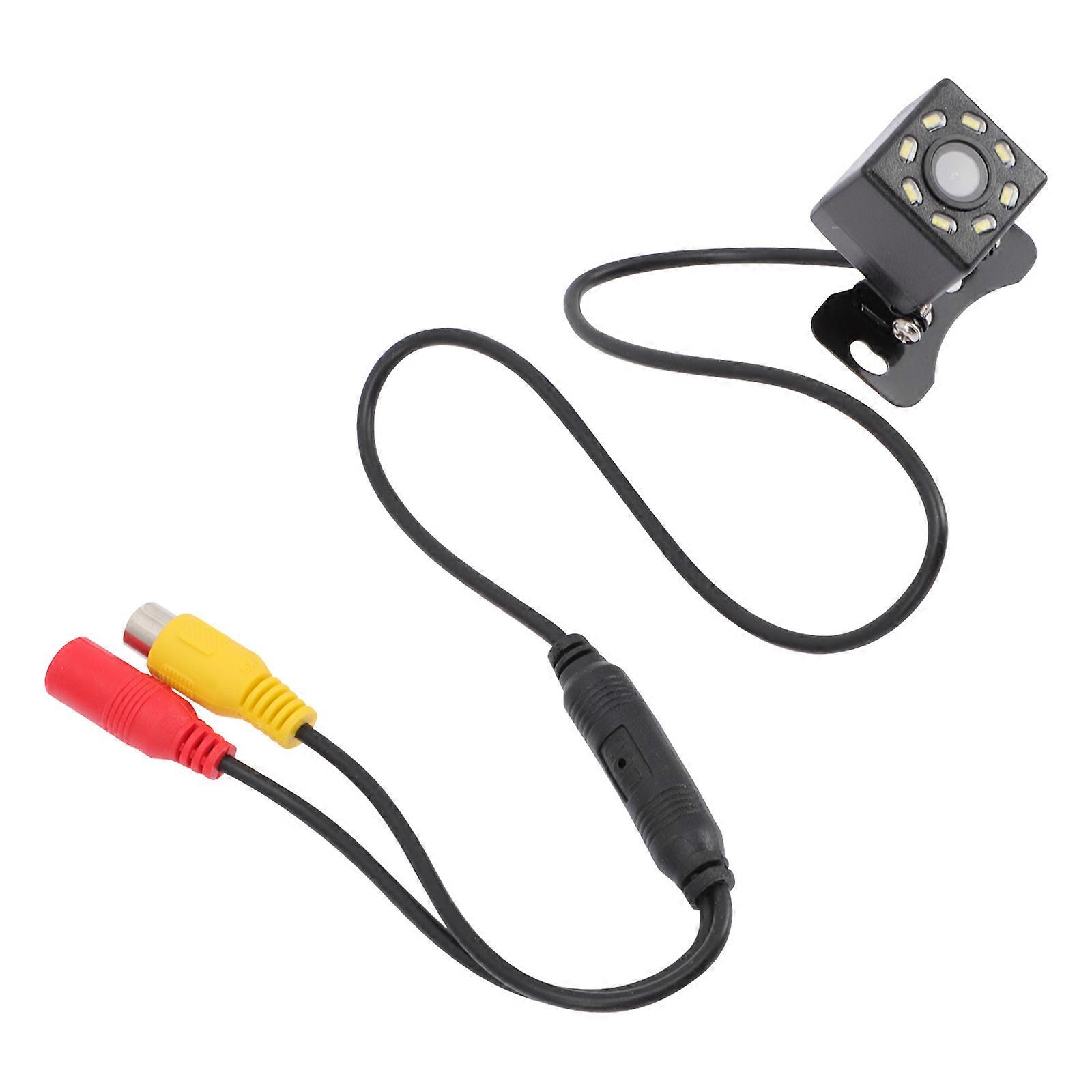 Car Rearview Camera Wide Angle View Night Vision Eliminate Blind Spots Safety During Reversing 1Set