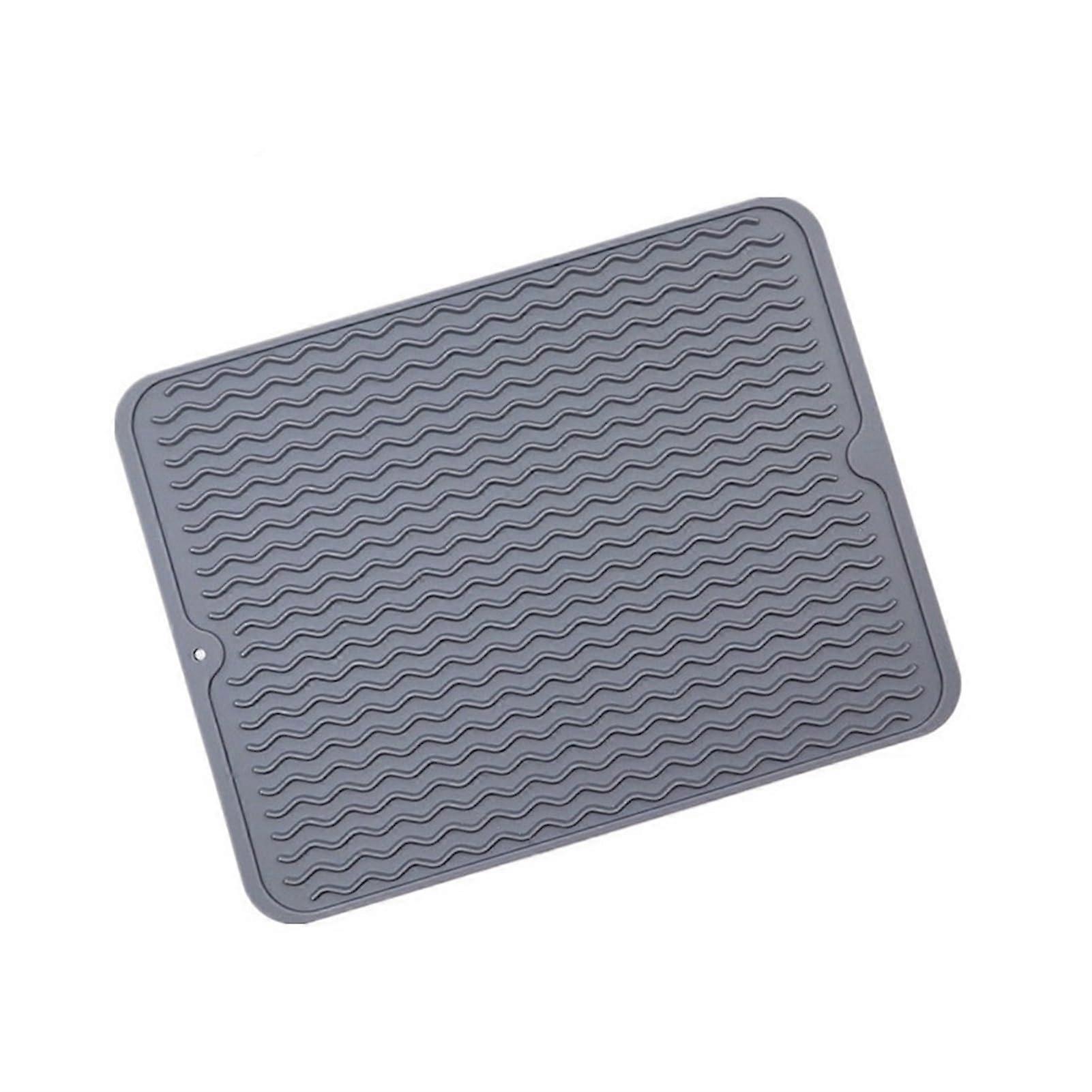 Large Multifunctional Silicone Drying Mat Heat Insulation Pot Holder (40x30cm)
