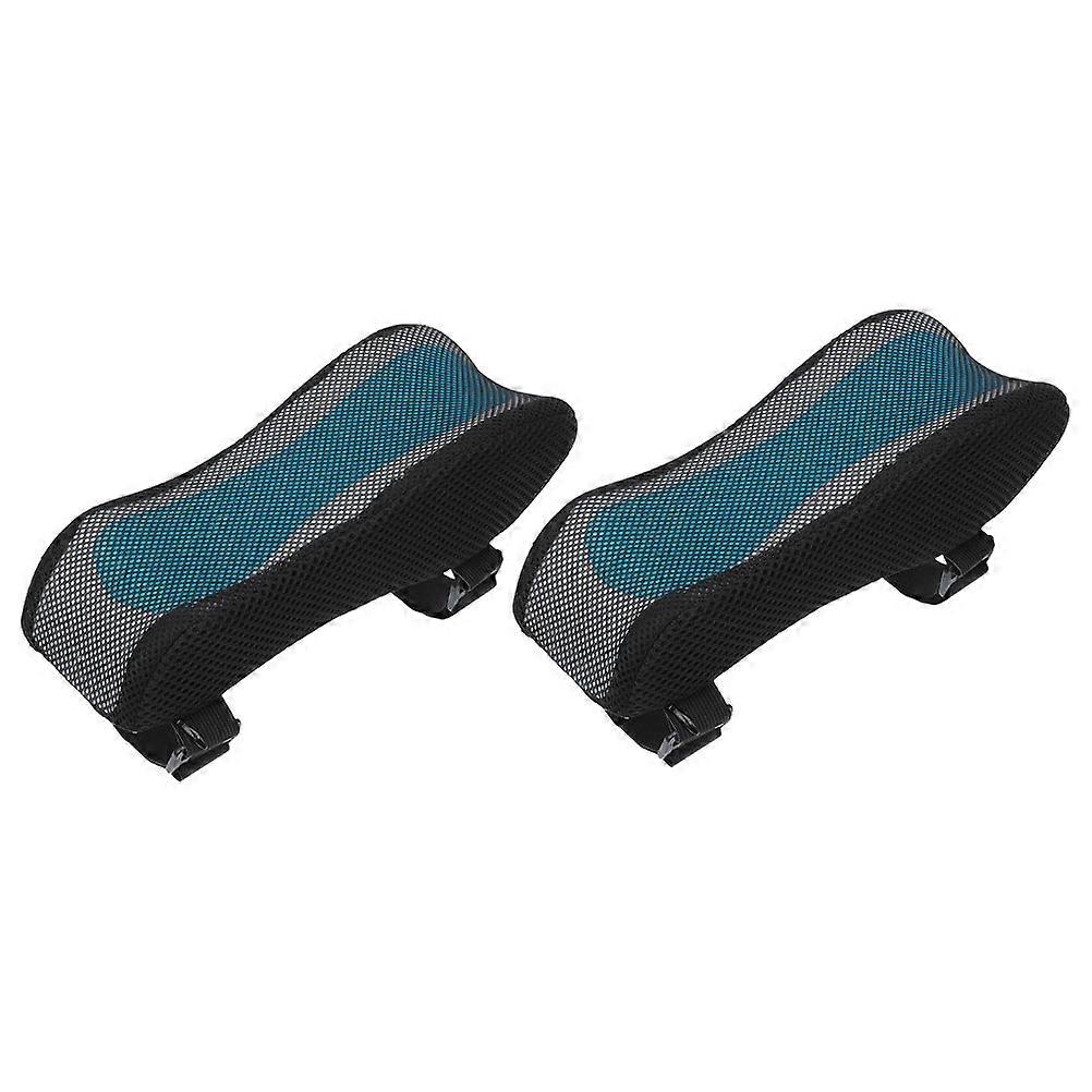 Armrest Covers Memory Foam Pads for Office Chairs, Non Slip & Wear Resistant Elbow Support Cushions for Work and Gaming