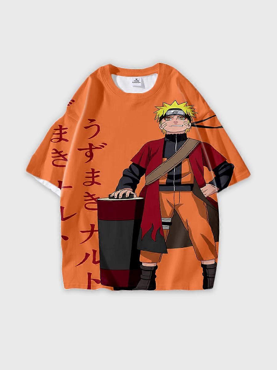 T-shirt round neck Role Pattern loose short sleeve C2296