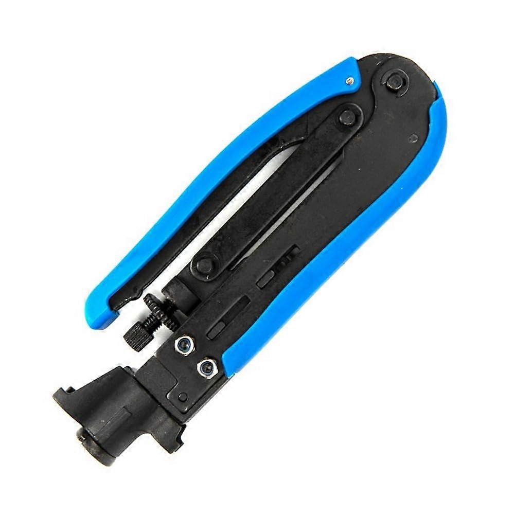 RG59/RG6 Coaxial Cable Crimping Tool - Easy-To-Use F-Type Network Extrusion Crimping Pliers for RG59 RG6 Cables