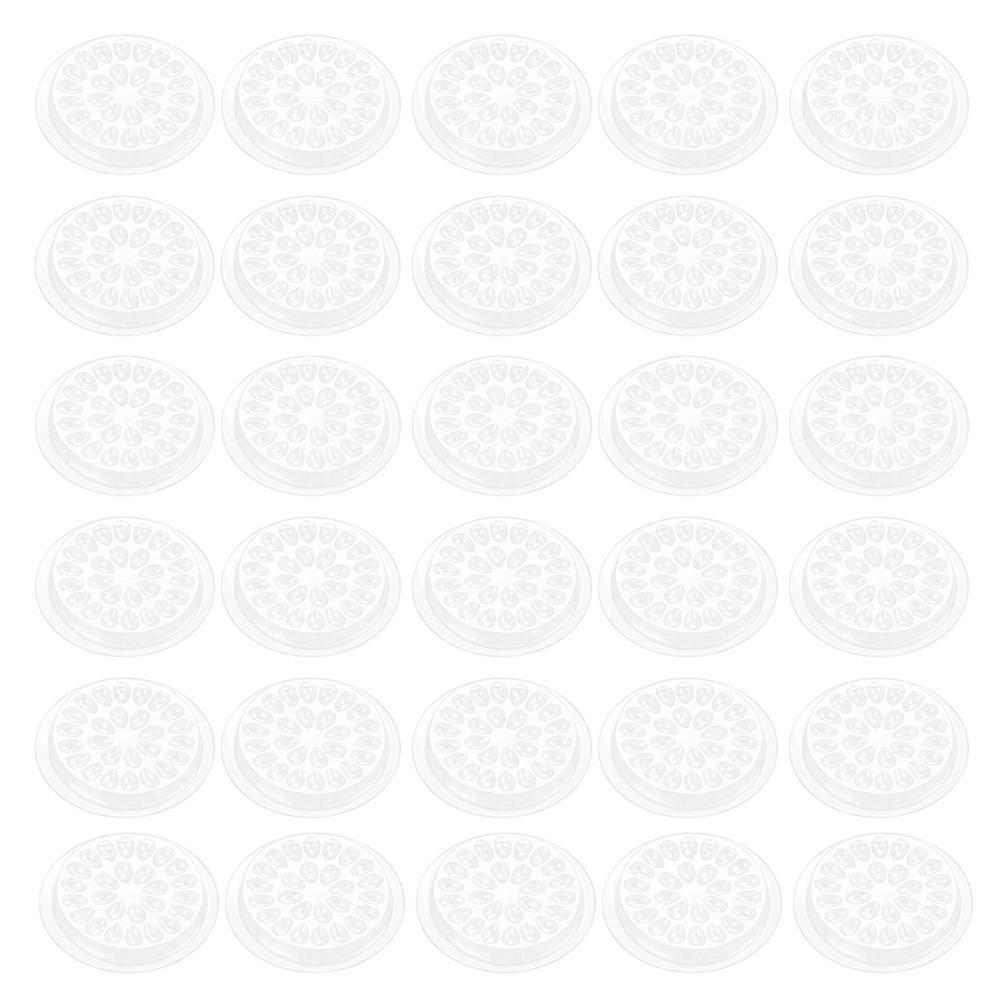 Eyelash Glue Storage Container 200Pcs Square Pad For Professional Use In Beauty Salon And Home White Color And Time-Saving