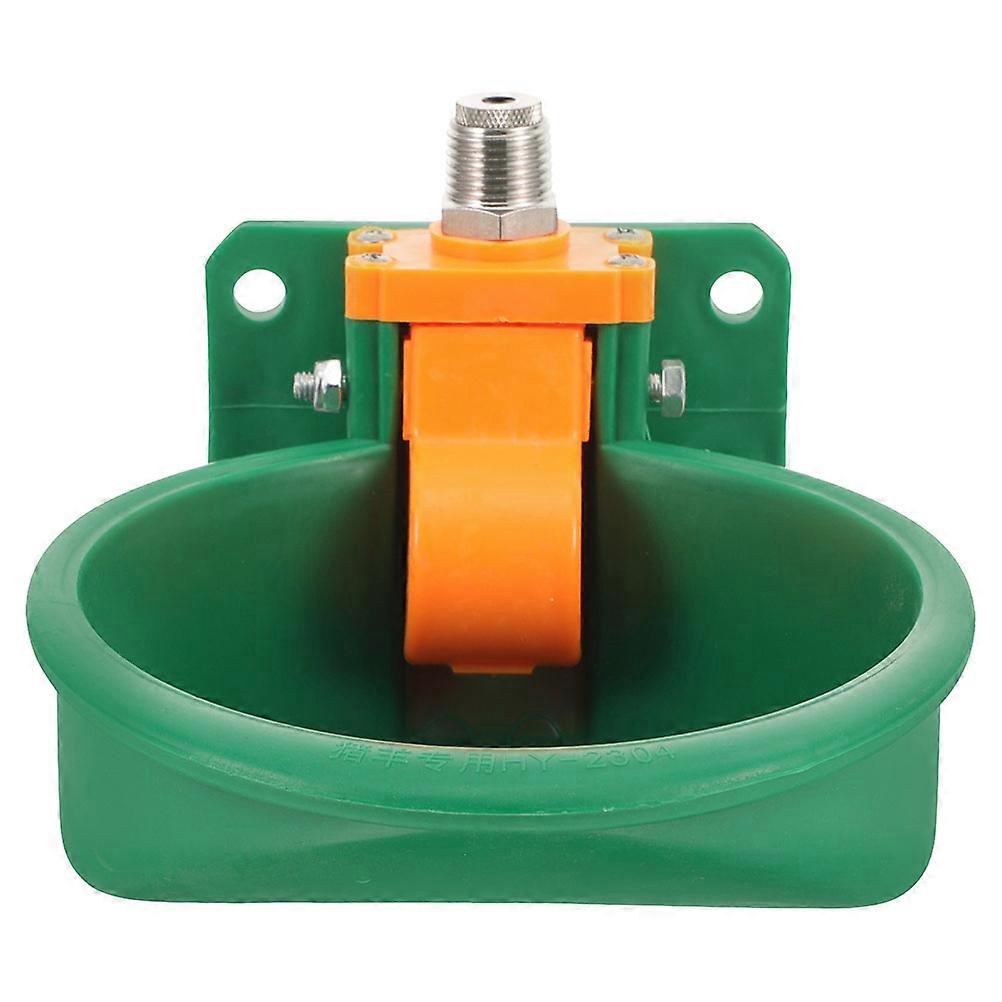 Cattle Water Dispenser Automatic Water Supply Farm Animal Bowl Green Durable Use 1Pack