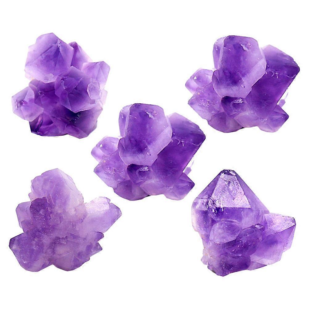 Natural Amethyst Crystal Clusters for Decoration Purple Color Handcrafted Texture Ideal for Crafting Projects and Home Decor 1 Bag